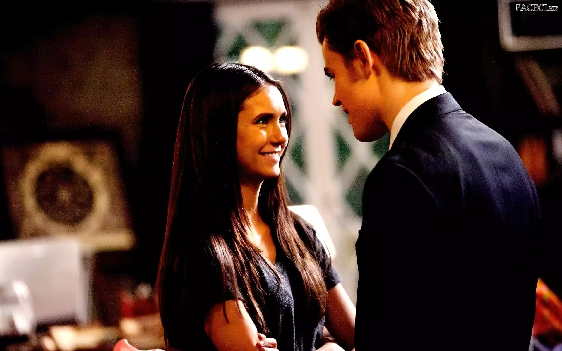 Vampire Diaries, Paul Wesley, Pamiętniki wampirów, Nina Dobrev